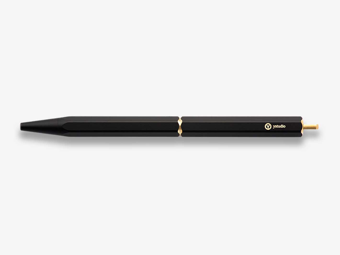Classic Revolve Portable Ballpoint Pen Black