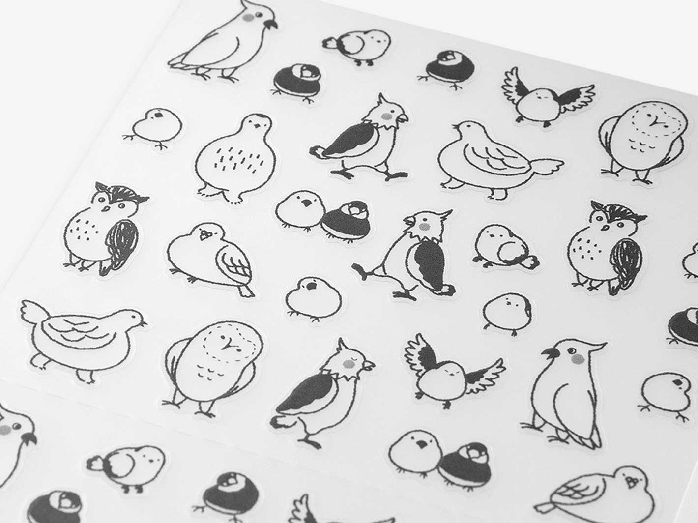 Chatty Birds Diary Stickers