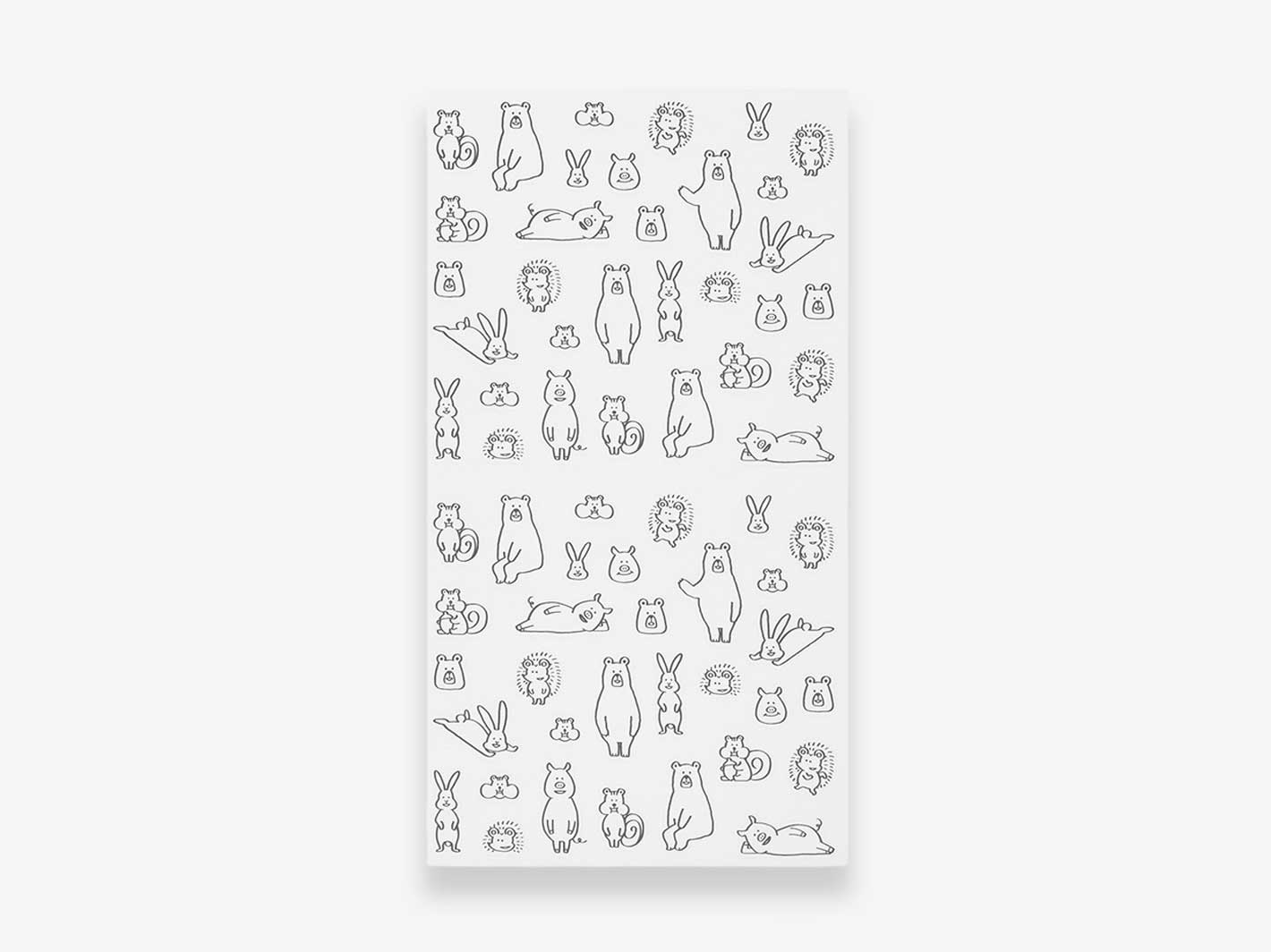 Chatty Forest Animals Diary Sticker