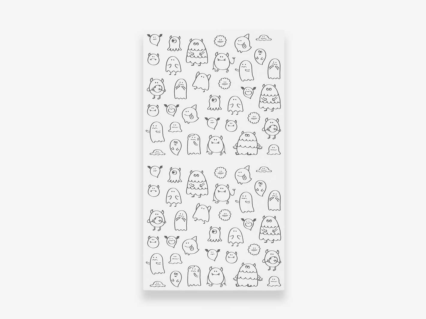 Chatty Monsters Diary Stickers